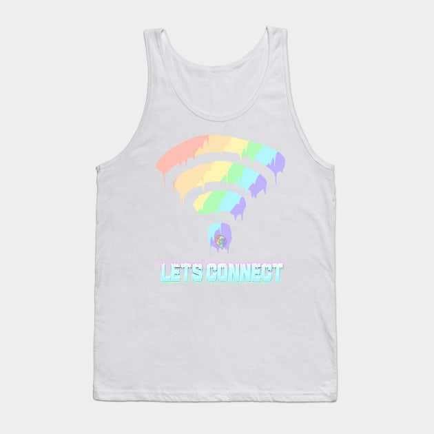 Pride-Fi Lets Connect Tank Top by Materiaboitv